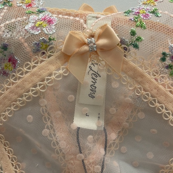 For Love and Lemons Peach Thong (L) - Picture 2 of 4